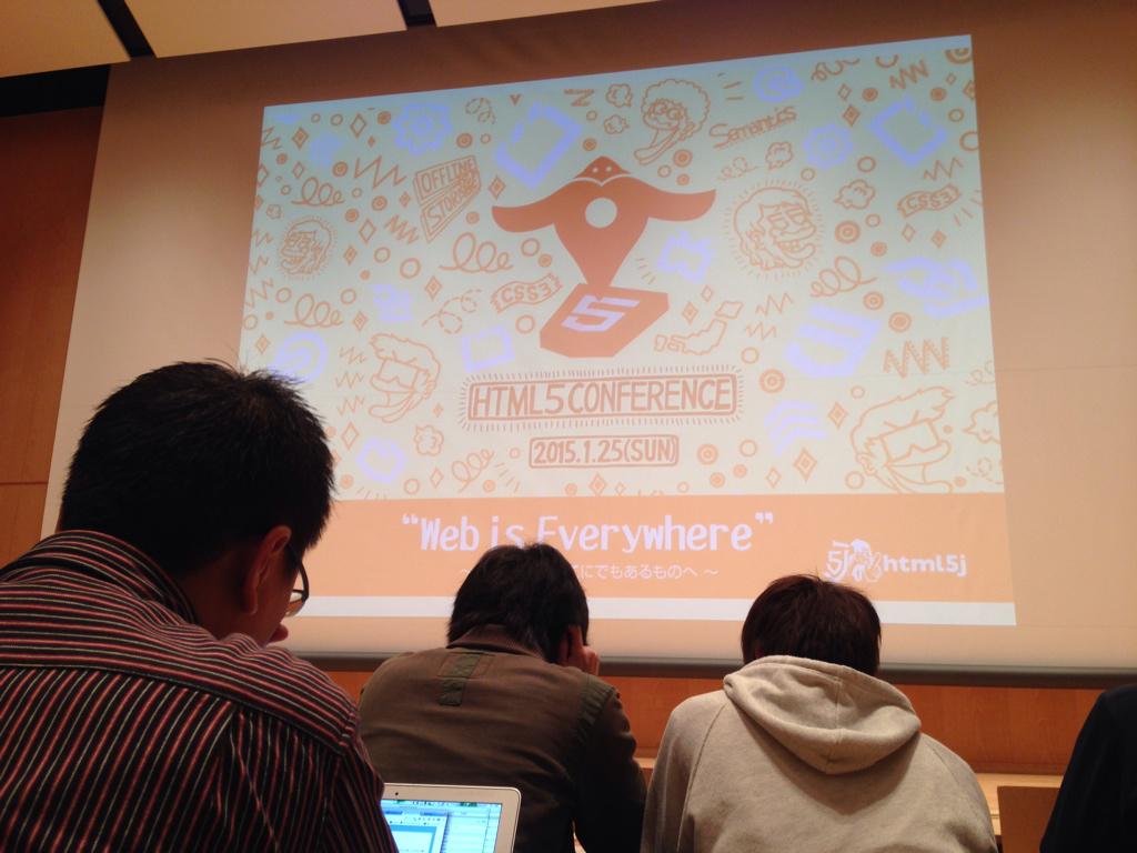 yotubea's tweet photo. HTML5Conference 2015に参加しています。 http://t.co/gInRxZCCq1