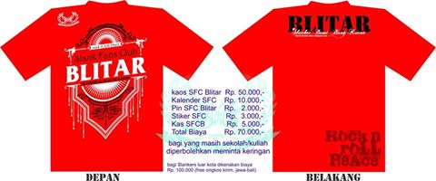 Kaos SFC Blitar 2015