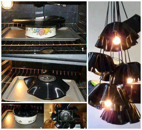 Hechopormi_'s tweet photo. Lámparas hechas con discos LP http://t.co/mvCv4vOHax