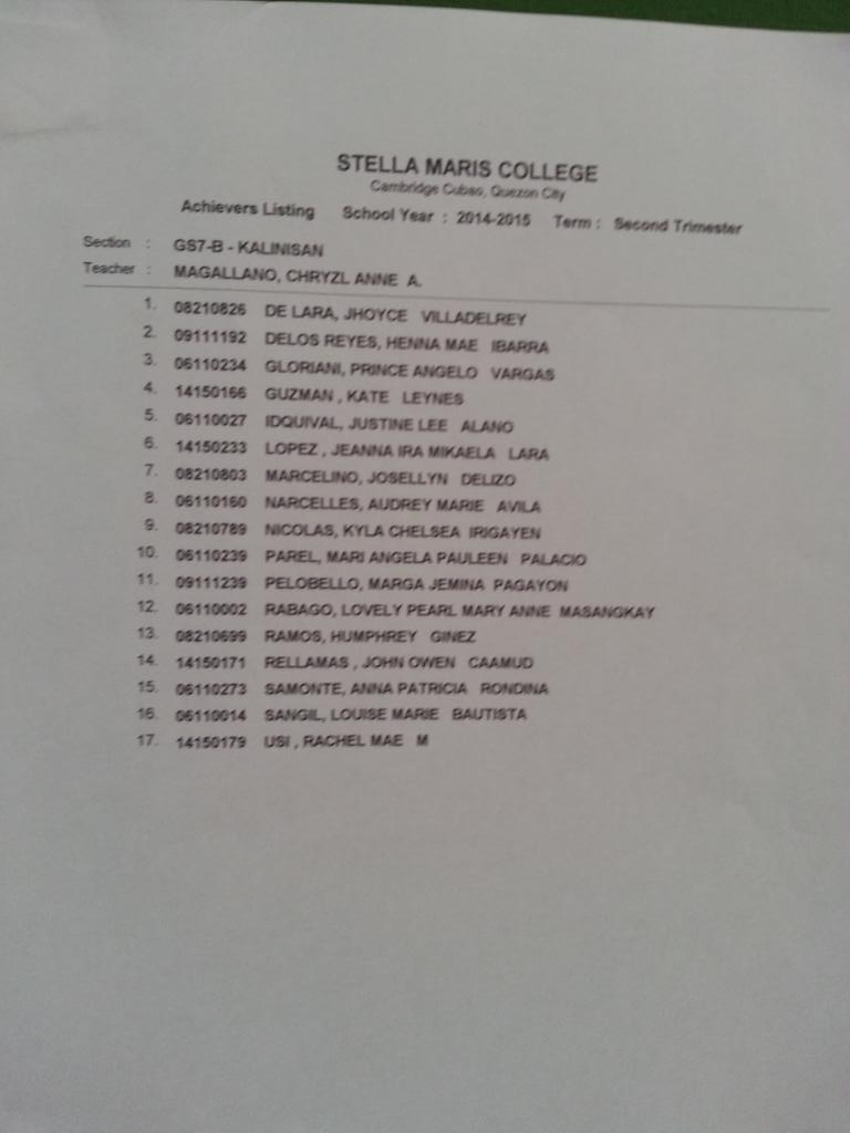 SPSMC2015's tweet photo. congratulations to all g7 achievers! http://t.co/UmZxBCBXnl