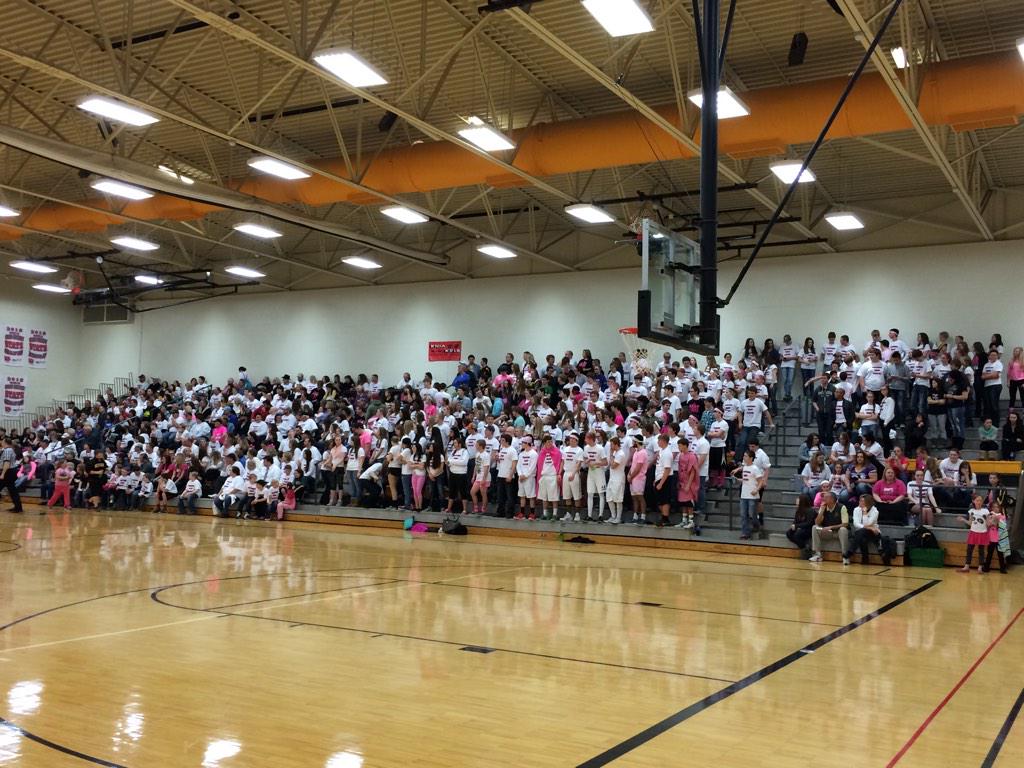 KHSPantherPit's tweet image. Very big crowd on hand for tonight's varsity basketball action against Chariton! #PantherPit #LoudAF