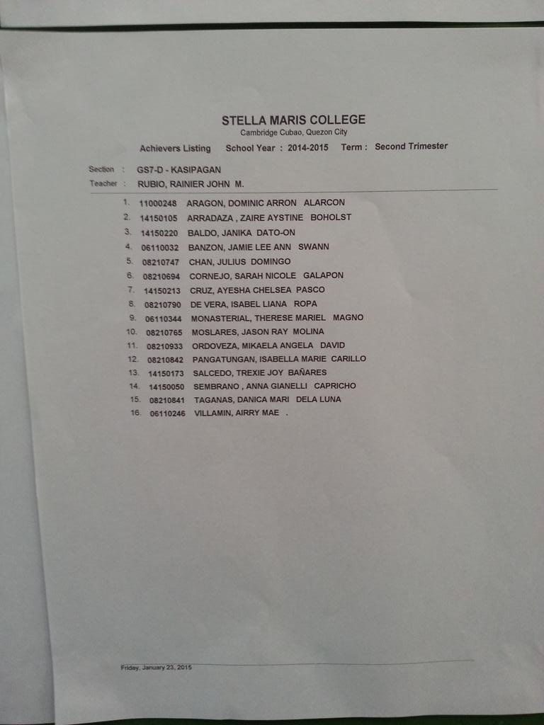SPSMC2015's tweet photo. congratulations to all g7 achievers! http://t.co/UmZxBCBXnl