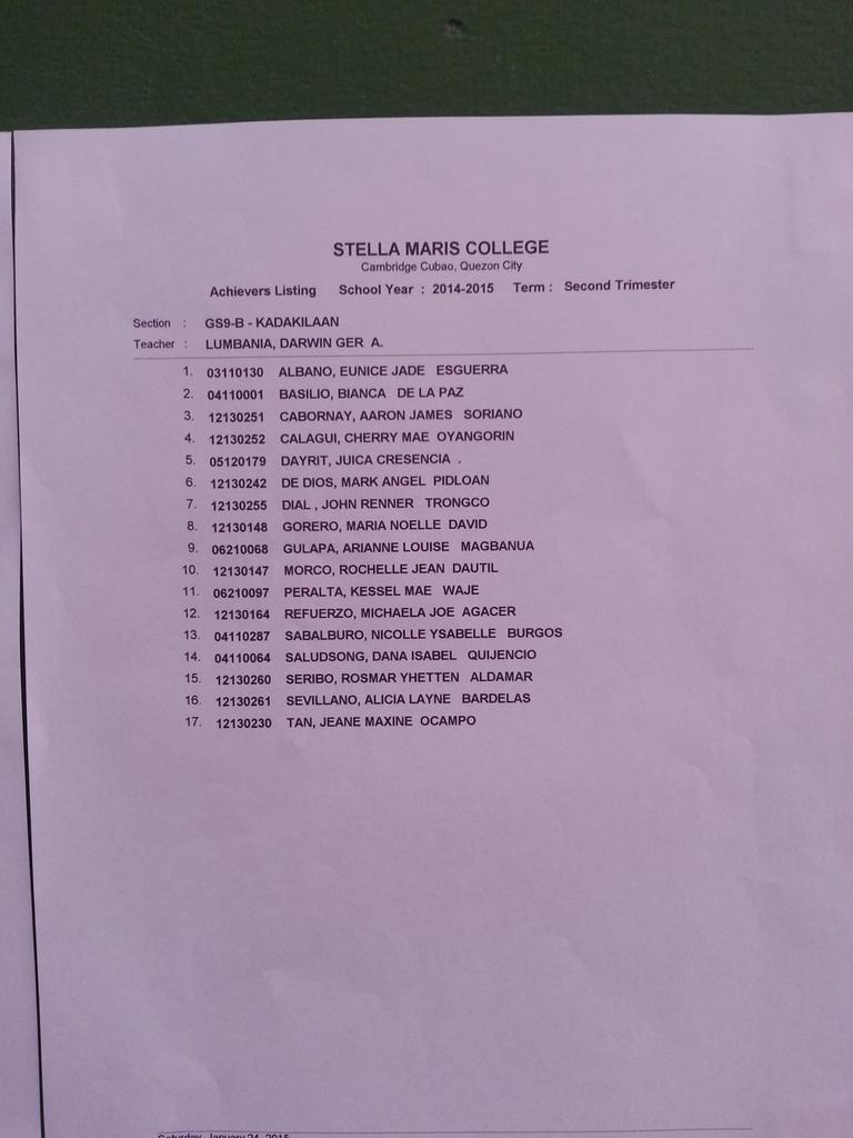 SPSMC2015's tweet photo. congratulations to all g9 achievers!!! http://t.co/NjRxXO1f4m