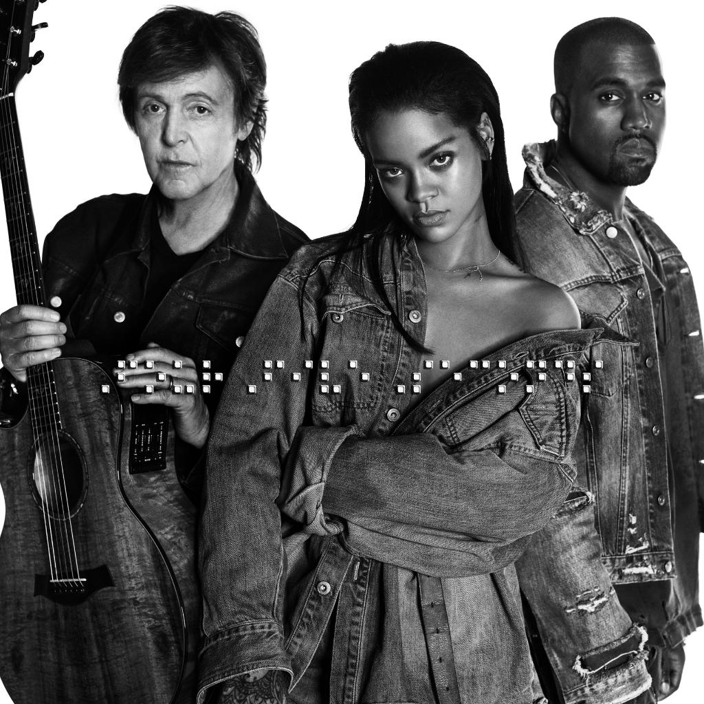 View image on Twitter, 'Umbrella Star' Rihanna Releases New Song 'Four Five Seconds Featuring Kanye West, Paul McCartney  