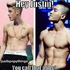 youngbae_boy's tweet image. This boy must think his abbs are better then me...