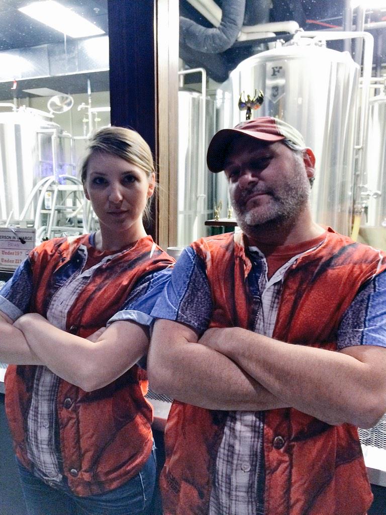 nicolesquinn's tweet photo. Marty McFly doesn't stand a chance #FBC2 @FairhopeBrewing http://t.co/m3WwpKBUUo