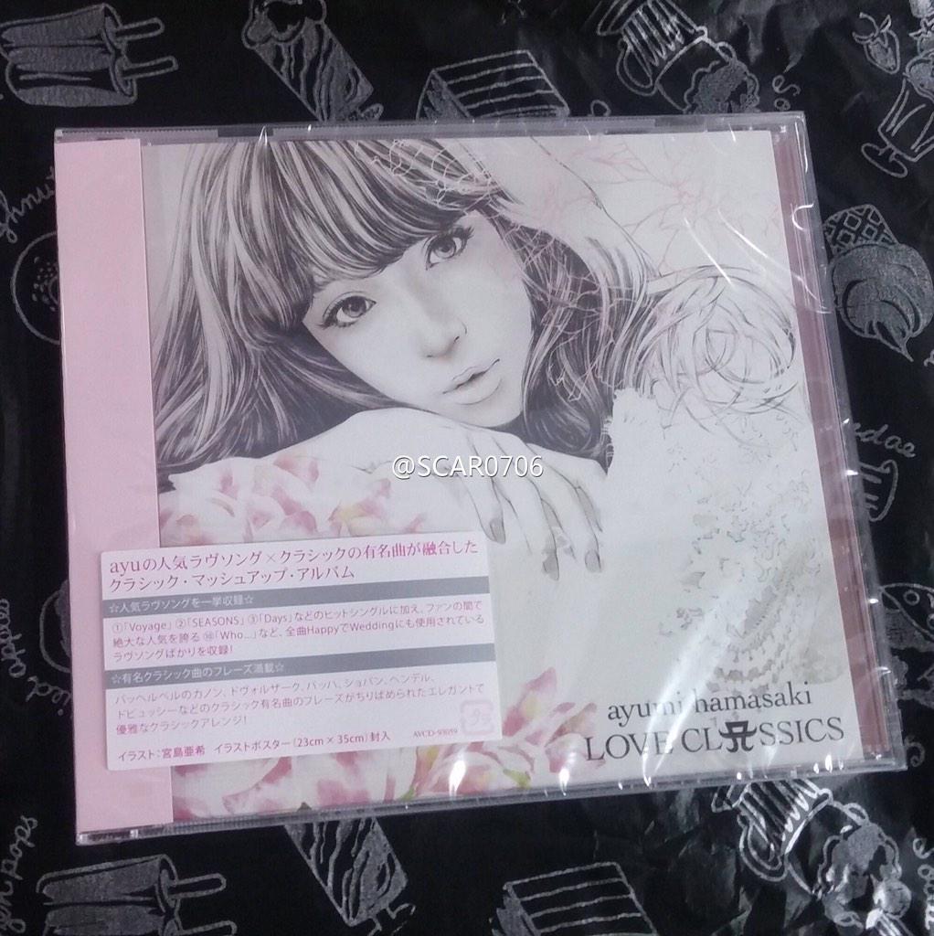 scar0706's tweet photo. I've just got @ayu_19980408 「LOVE CLASSICS」！！I really like the new version of this song！！ http://t.co/sH9HoYOppc