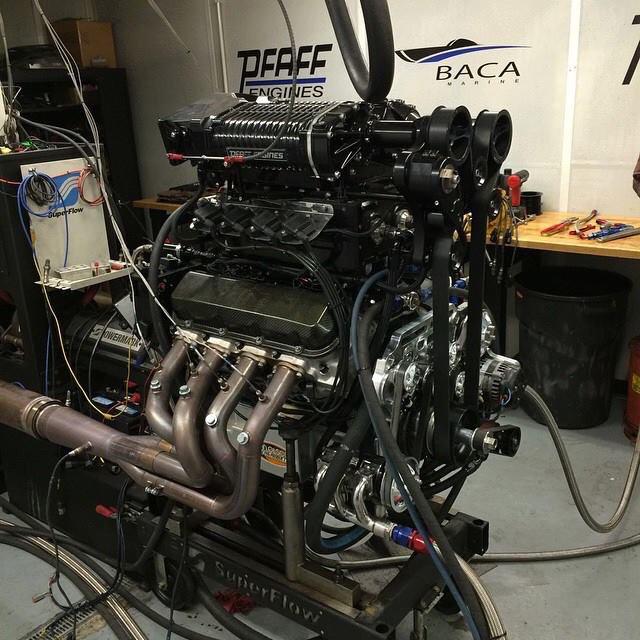 whipplesc's tweet photo. This Whipple Charged quad rotor big block engine is currently puttin' down 1466hp on 91 octane! #pfaffengines http://t.co/kERfrDohEH