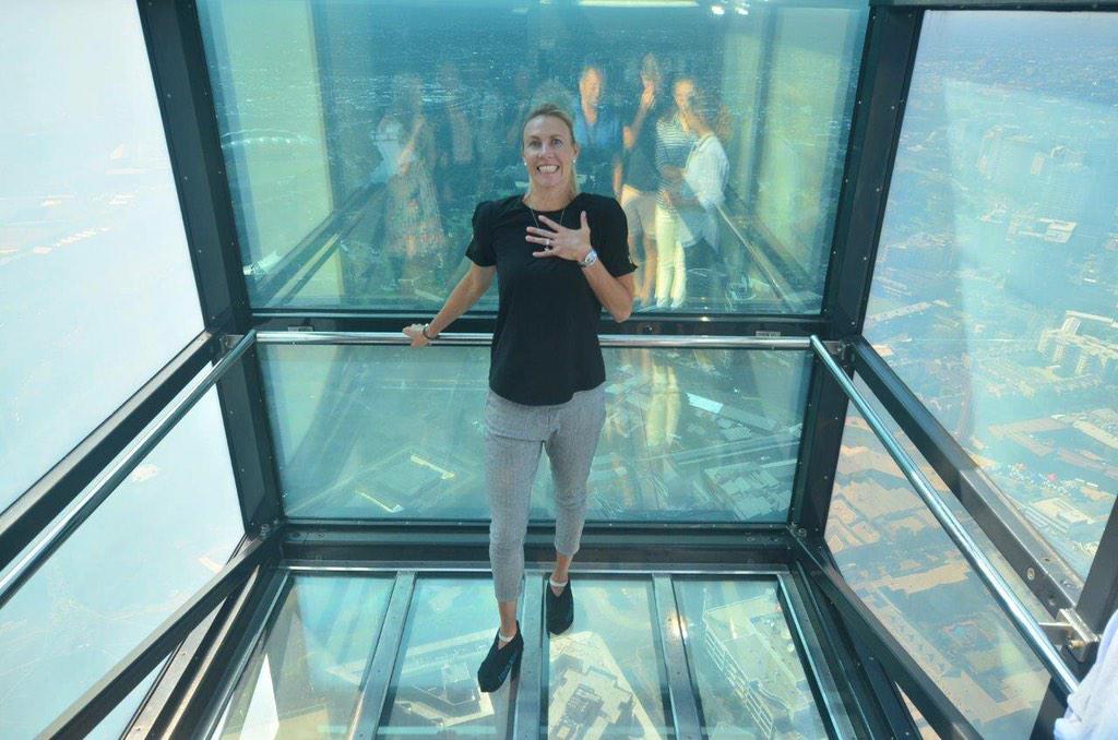 It's almost Australia Day and we have <a href="/AliciaMolik/">Alicia Molik</a> in The Edge!! #eurekaskydeck #australia