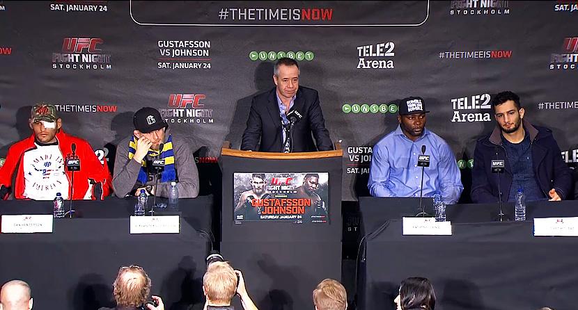 MMAWorldNews's tweet photo. #UFCStockholm : Post-fight conference http://t.co/5aCUAfcjfz http://t.co/BQQoZ5rqKY