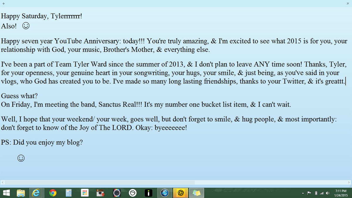longstoryQT's tweet photo. @tylerwardmusic LOVE YOU MORE, TEE TEE.
#teamtylerward #TeamJesus #teeteetuesday ☺ http://t.co/0qPNgoxY3q