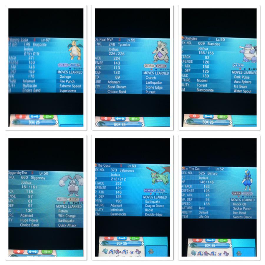 TeamDeltaGA's tweet image. RT+Follow for a chance to win my 6 favorite pokemon, 2 winners, ends 2/2! ~Joshua