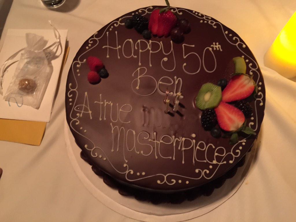 Now this is a birthday cake! Thanks @joannechang @flourbakerycafe . Great birthday dinner @Chef_Dante
