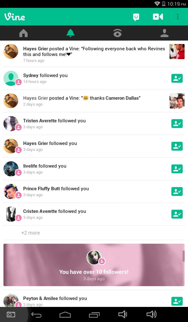 joleanfreeman56's tweet image. Hayes follow me on vine