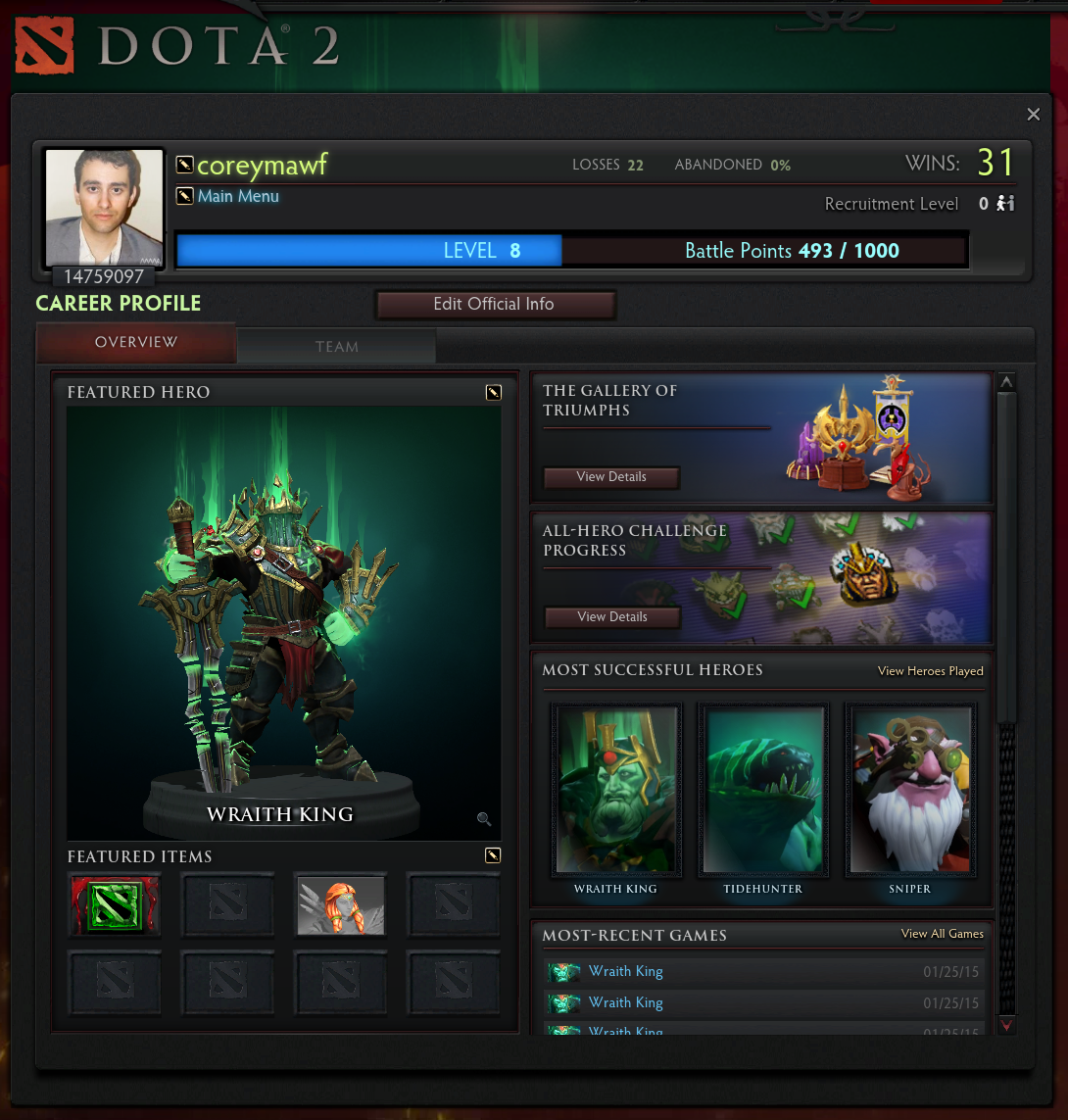 coreywolfgang's tweet photo. New #Dota2 WK loadout is bad. ass. http://t.co/PMVfQqD7FK