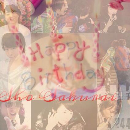 Happy Birthday.
Sho Sakurai
2015.01.25 