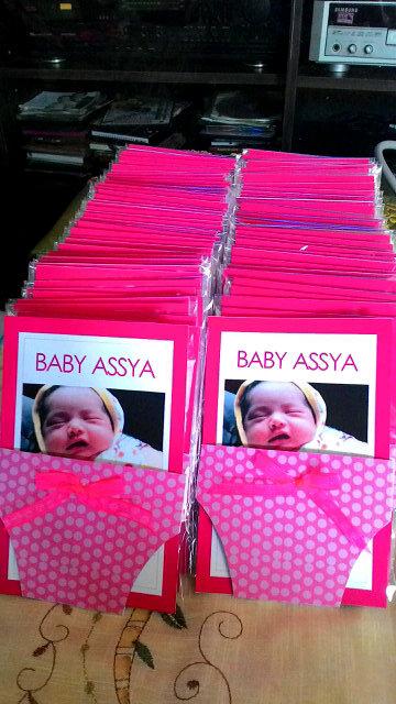 Done! Aqiqah Invitation Baby Assya, order from <a href="/knoviie/">Kismayanti Novia</a> thank you kakaaaa novi :*