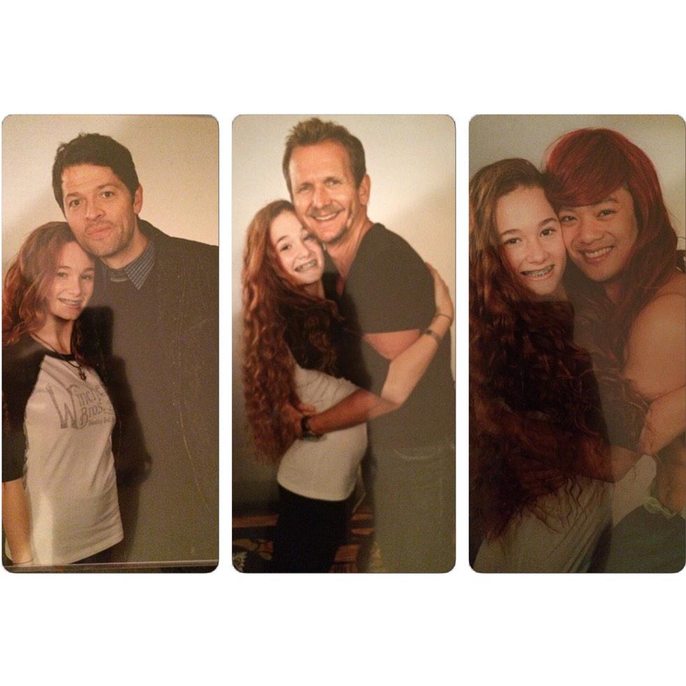 Elliedalden's tweet photo. #SFCon2015 @OsricChau @mishacollins @sebroche 💜 http://t.co/NaZYOVdCj2