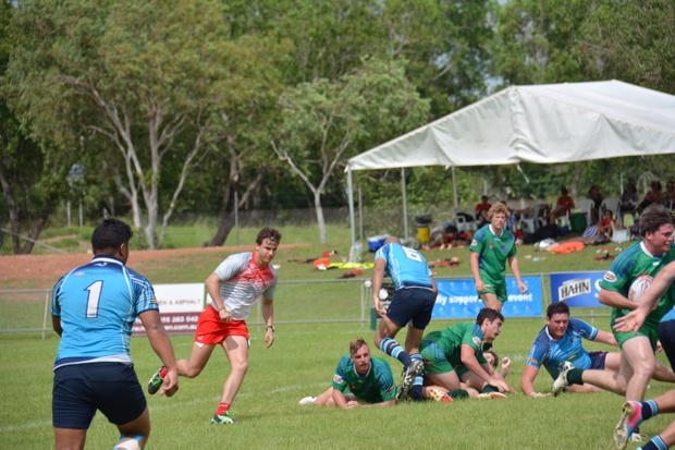 Pat Davis <a href="/RugbyWARefs/">RugbyWARefs</a> in his semi final, men's Div 2, <a href="/hottest7s/">Hottest7sintheworld</a>, Darwin.