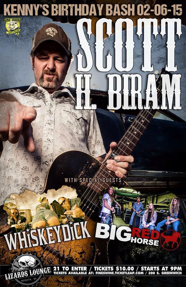 KenyrdSkynyrd's tweet photo. @ScottHBiram @Whiskeydick1 &amp; #bigredhorse LIVE at @TheLizardLounge 

2/6/15

$10 / 9PM / 21+

@FineSwineICT #FPC http://t.co/dxoJSVG5bB