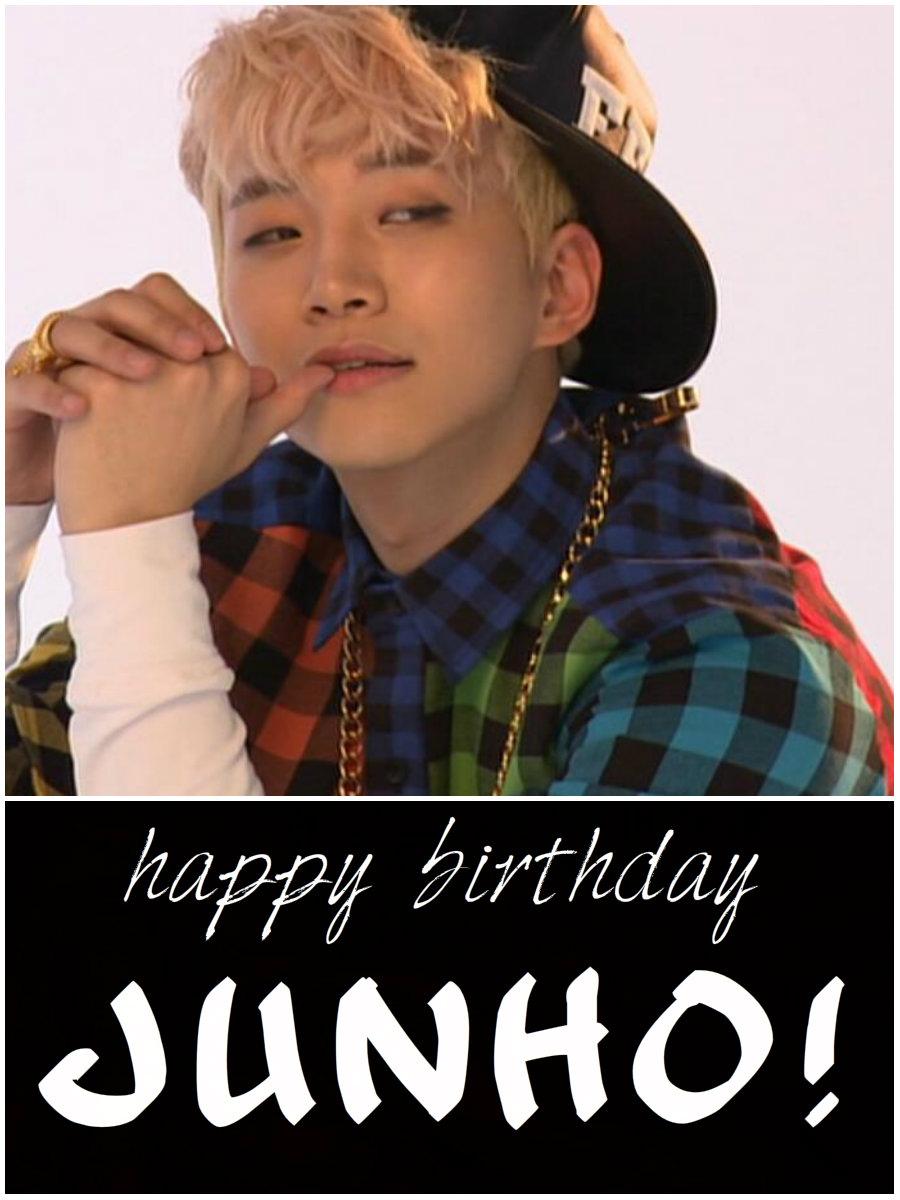 Happy birthday to 2PM\s falsetto king...LEE JUNHO!!! More power and success hyung!  