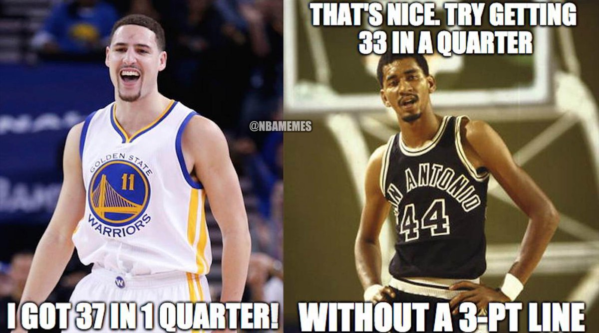 DPA_21's tweet photo. β@NBAMemes: George Gervin is not impressed... http://t.co/hBaRXHS2QDβ think about how good ice man was tho #No3PointLine