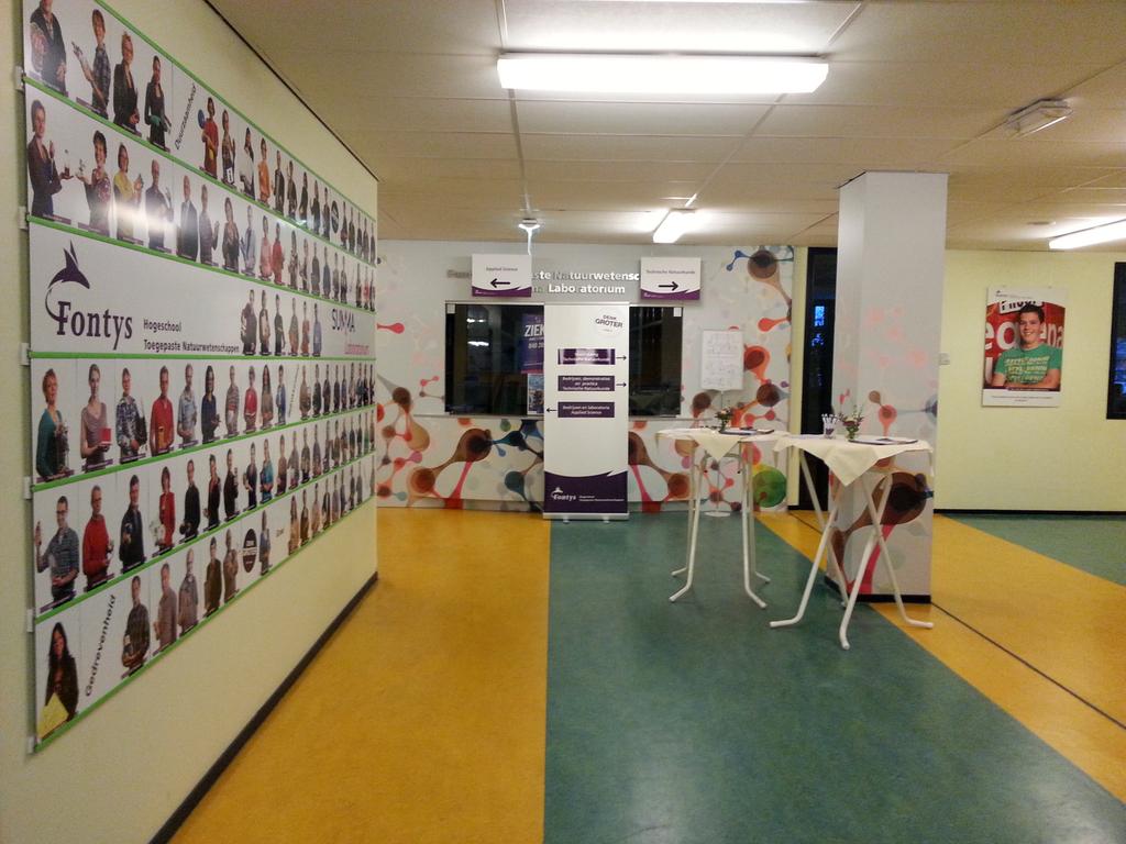 Stilte voor de storm! We hebben er weer zin in! #opendag #fontys