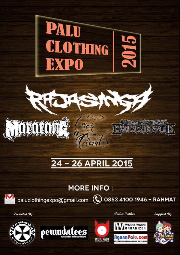 Teman", @Ngana_Palu akan hadir di <a href="/palucloth/">Palu Clothing Expo</a> . Datang yah :)

<a href="/ahmademil/">Yaumil-Indonesia</a> <a href="/GeCoPalu/">Gerobak Cokelat Palu</a> <a href="/AyamKampoes86/">#pedasnyatampan</a> <a href="/StandUpIndoPalu/">Stand Up Indo Palu</a>
