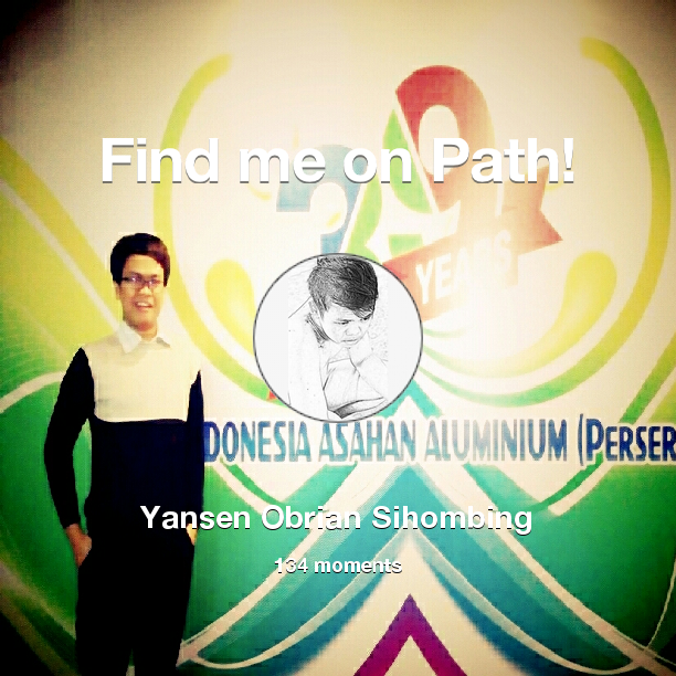 yansen_obrian's tweet photo. I've shared 134 memories with my friends on #Path - see them now at http://t.co/yG20EQxB8x! #thepersonalnetwork http://t.co/ZcFXL5MMCX
