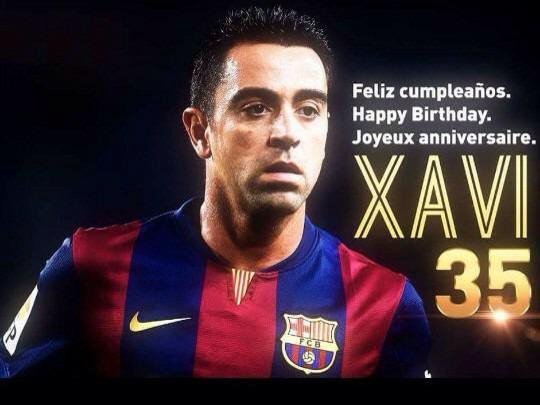 Happy birthday captain Xavi Hernandez El Meastro  