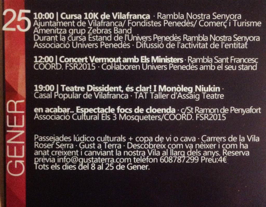 Bona cursa a tots els participants dels #10Kvila ! Gaudiu de la Vila!
Últim dia de #FSantRaimon15 ! 
#FestCultura