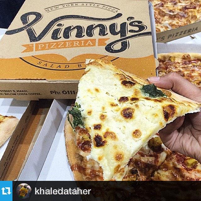 VinnysCairo's tweet photo. Thanks @khaledataher for sharing your pizza fest! "Weekend pizza fest from @vinnyscairo🍕🍕🍕 #yumminess" http://t.co/kO6ZB4SX1f