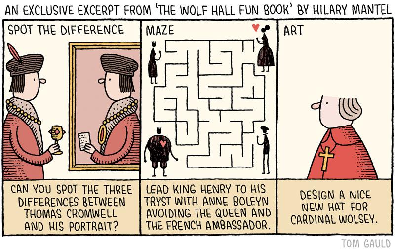 'An exclusive excerpt from Hilary Mantel's new book' (My cartoon for yesterday's @guardianreview ) #WolfHall