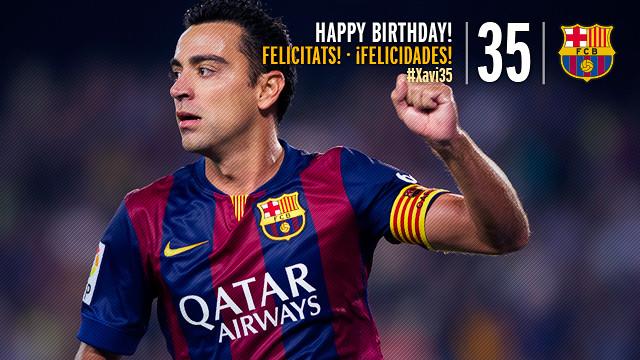 Happy birthday Xavi Hernandez 