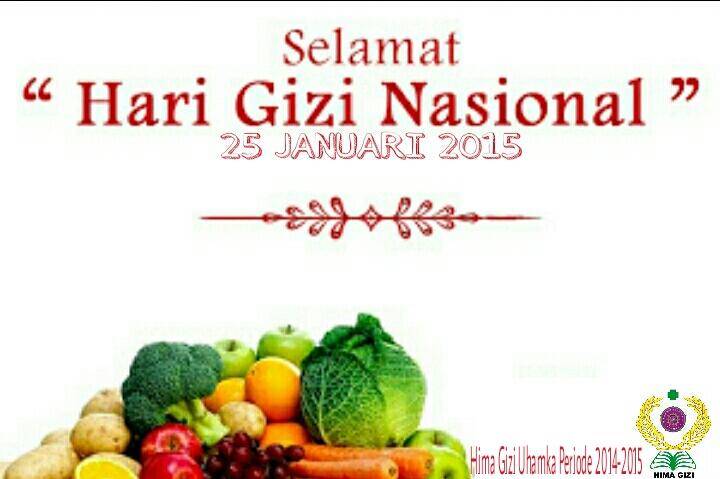 Selamat Hari Gizi Nasional ke-55😊 <a href="/HIMAGIZI/">HIMAGIZI FEMA IPB</a> <a href="/HimagikaUGM/">HIMAGIKA UGM</a> <a href="/Himagizicrb/">Hima Gizi Cirebon</a> <a href="/GiziSintCarolus/">HIMA Gizi Carolus</a> <a href="/HimagiUnimus/">HIMAGI Unimus</a> <a href="/Gizi_HIMA/">HIMA GiziBanjarmasin</a>