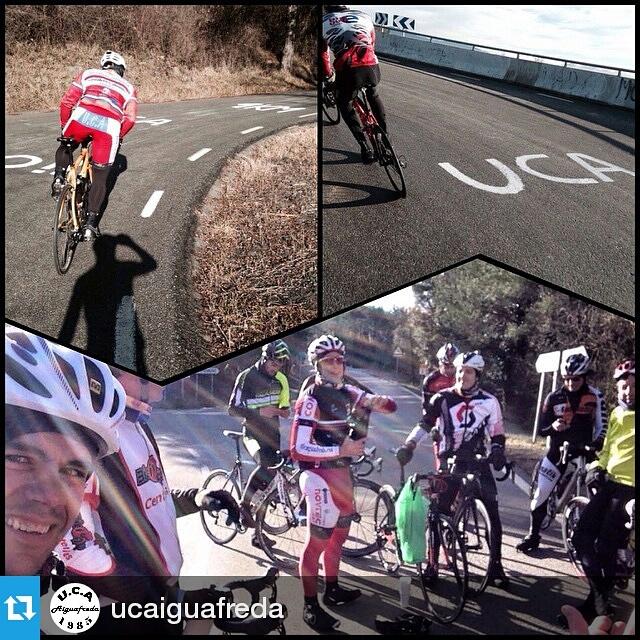 ObamaMel's tweet photo. Amb moltes ganes d'aquest 2015 amb la @UCAiguafreda i @InverseTeams #uca #ucateam #ucapower #ensagradaelvermell http://t.co/uIU0MLXqWa