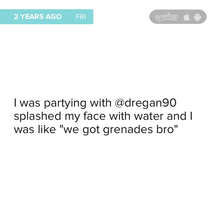 JoeSchooling's tweet photo. Look at what was in my @timehop!  http://t.co/lSH5zA19Bx http://t.co/MfcjcdiWMB