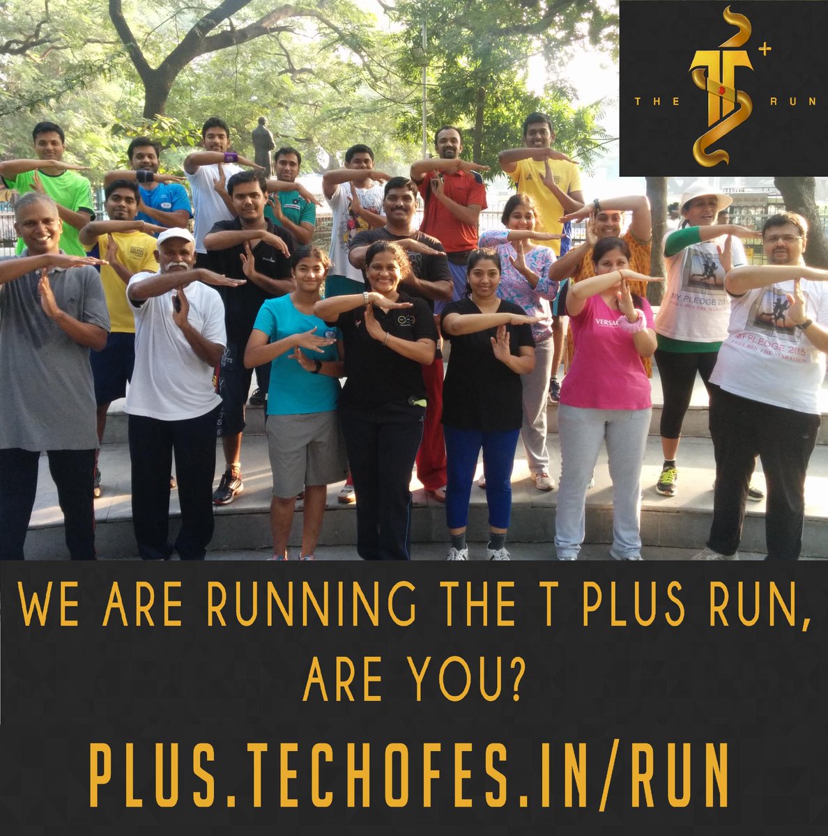 thetplusrun's tweet photo. #TNTrendsetters have chosen to support the #TPLUSRUN - organised to aid @becomingi 's #ProjectLeap - have you? http://t.co/XxE7OdkC4y