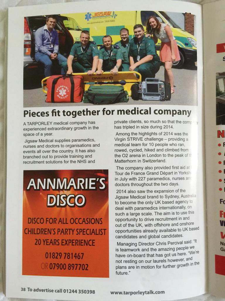 Jigsaw Medical on Twitter "RT “ChrisPercival_ Another great feature