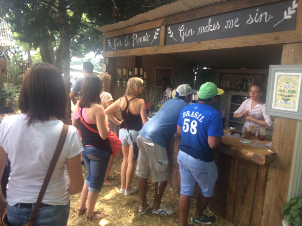 Hot and thirsty day....lots of refreshments available.  Thanks for all coming down to the market today.