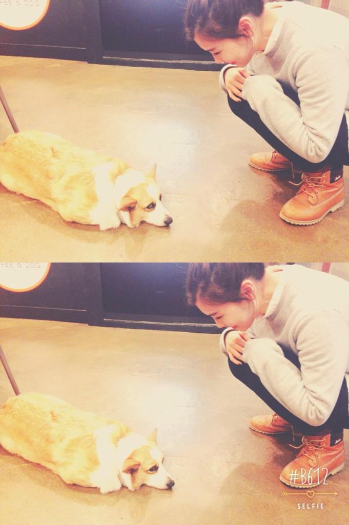 안녕!? 너의 다리를 보고 난 위로받아.