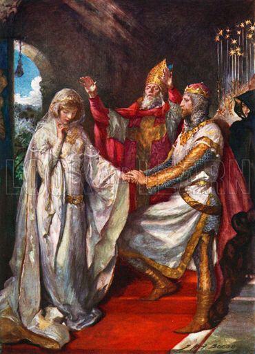 VicoLudovico's tweet image. #DonneEMedioEvo #ArtLovers
Illustration by #Chesson
The mariage of the KingArthur and QuennGuinevere,1905
@alecoscino