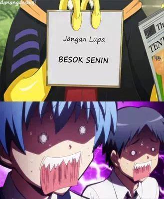 Pesan dari Koro sensei :v