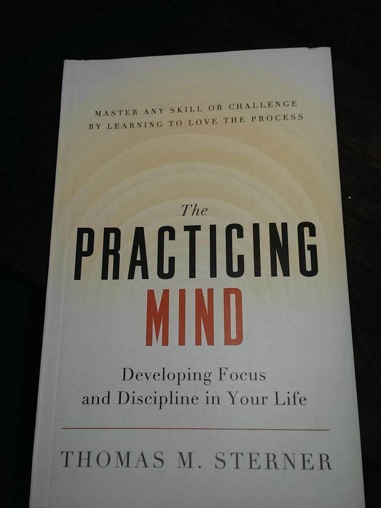 Brilliant book! "Make the process the goal..." Such a shift in thinking. <a href="/practicingmind/">Thomas M Sterner</a>
