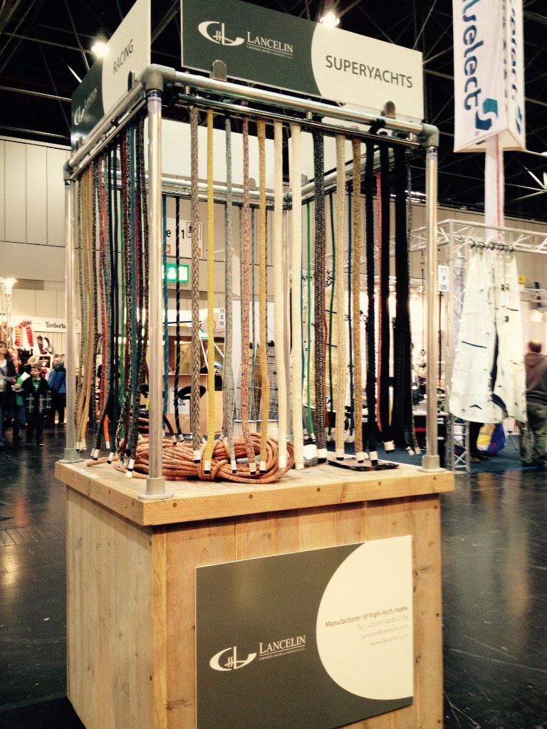 Samen met Rake Rigging op Boot Dusseldorf met serieuze A kwaliteit lijnen van Lancelin,