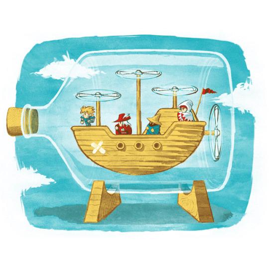 Craftality's tweet image. I absolutely LOVE this Airship In A Bottle design by @JangoSnow