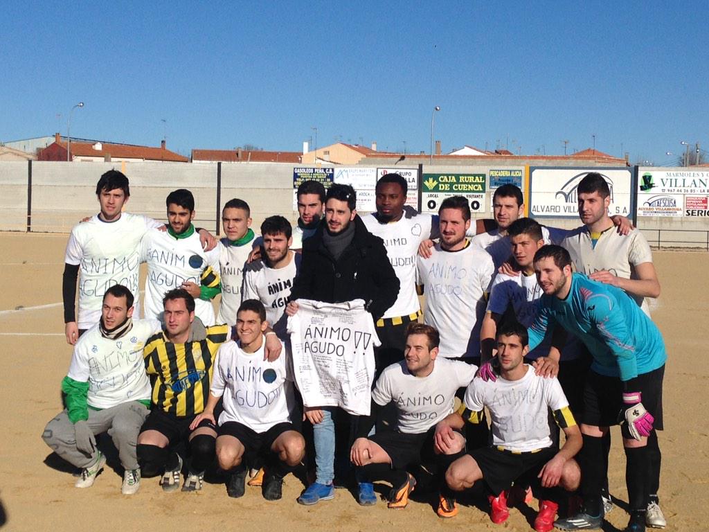 CDBMANCHEGO's tweet photo. Grande @Agudovic tu recuperación es la nuestra animo y fuerza !!!! http://t.co/njTP6WvFxS