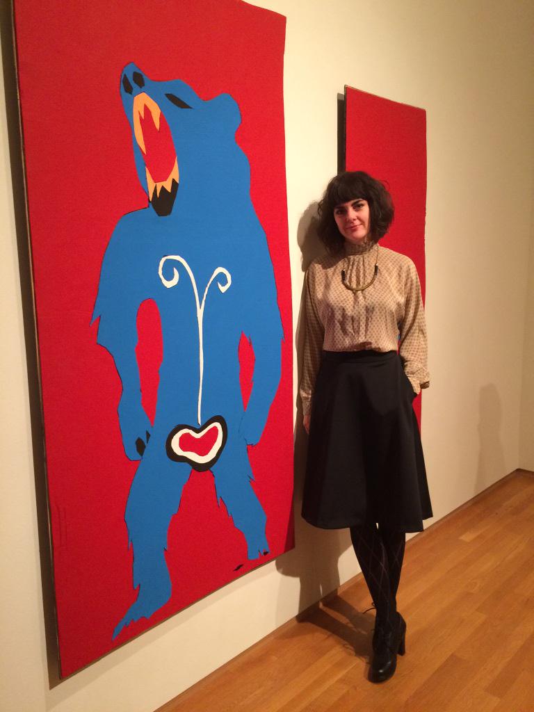 With Mama Bear <a href="/NasherMuseum/">NasherMuseum</a> opening last night. Thanks for coming out! #area919