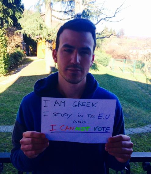 _dimidavid_'s tweet photo. #VirtualVote #ICannotVote #CitizensRight #NewDiaspora #GreekElections #Ekloges2015 #Democracy http://t.co/p2C0cMZfy8