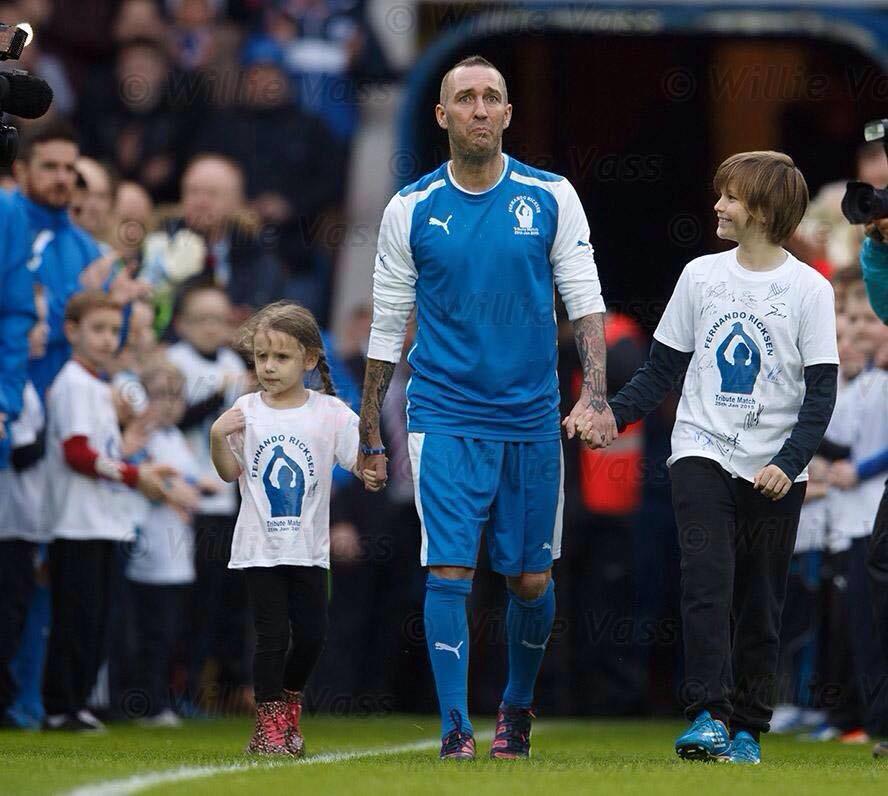 CTCFootball's tweet image. Hope it's a great turnout for Fernando Ricksen today at Ibrox. Fernando battling with Motor Neuron Disease.